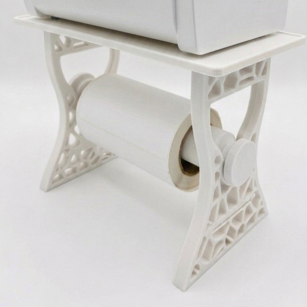 Soporte Vertical para Impresora Térmica y Rollo de Etiquetas