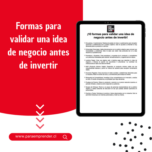 Formas para validar una idea de negocio antes de invertir