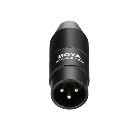 Boya 35C-XLR PRO 3.5mm Mini Jack a XLR adaptador con conversor de poder