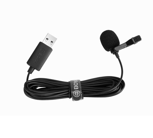 Boya BY-LM40 Micrófono Lavalier USB Cable de 4 Metros