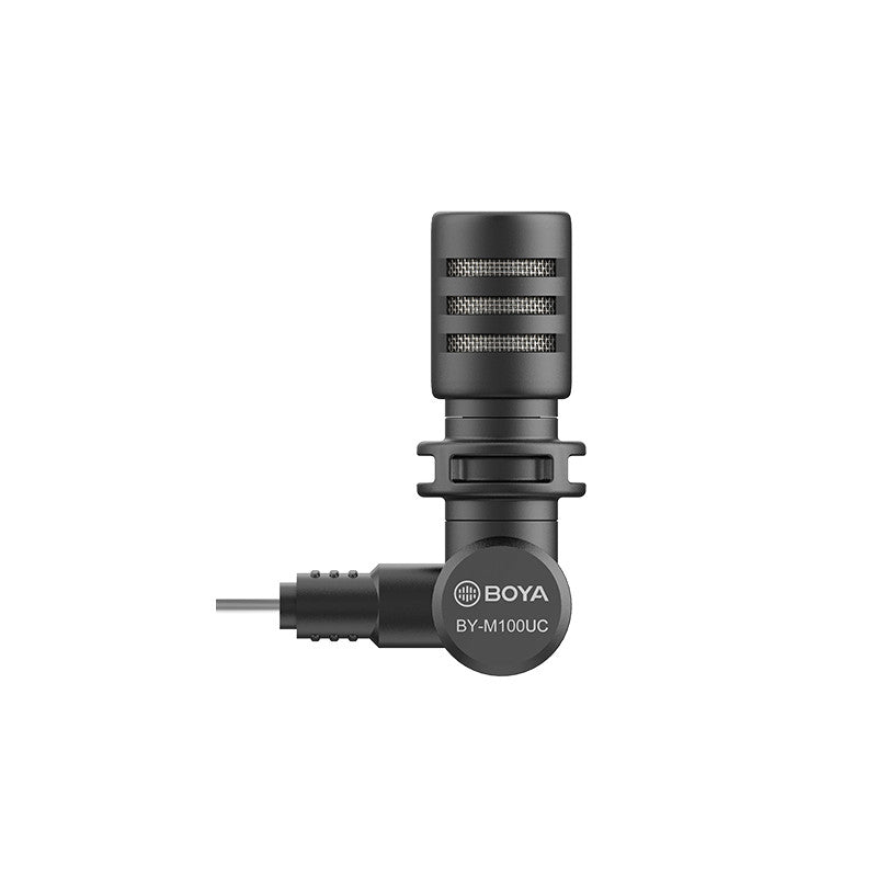 Boya BY-M100UC Micrófono Compacto Para Teléfonos Conector USB-C