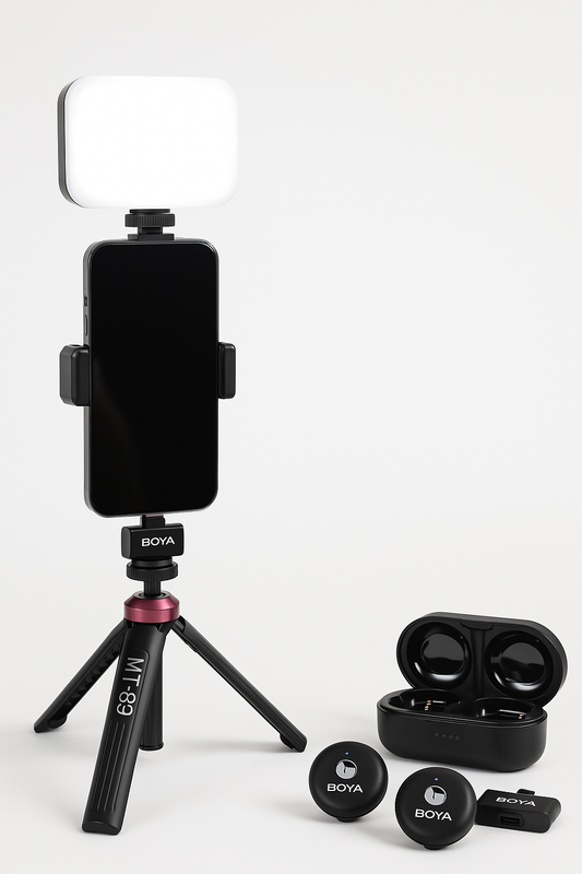 Pack PRO iPhone Creator: Graba, Ilumina y Conecta Sin Límites