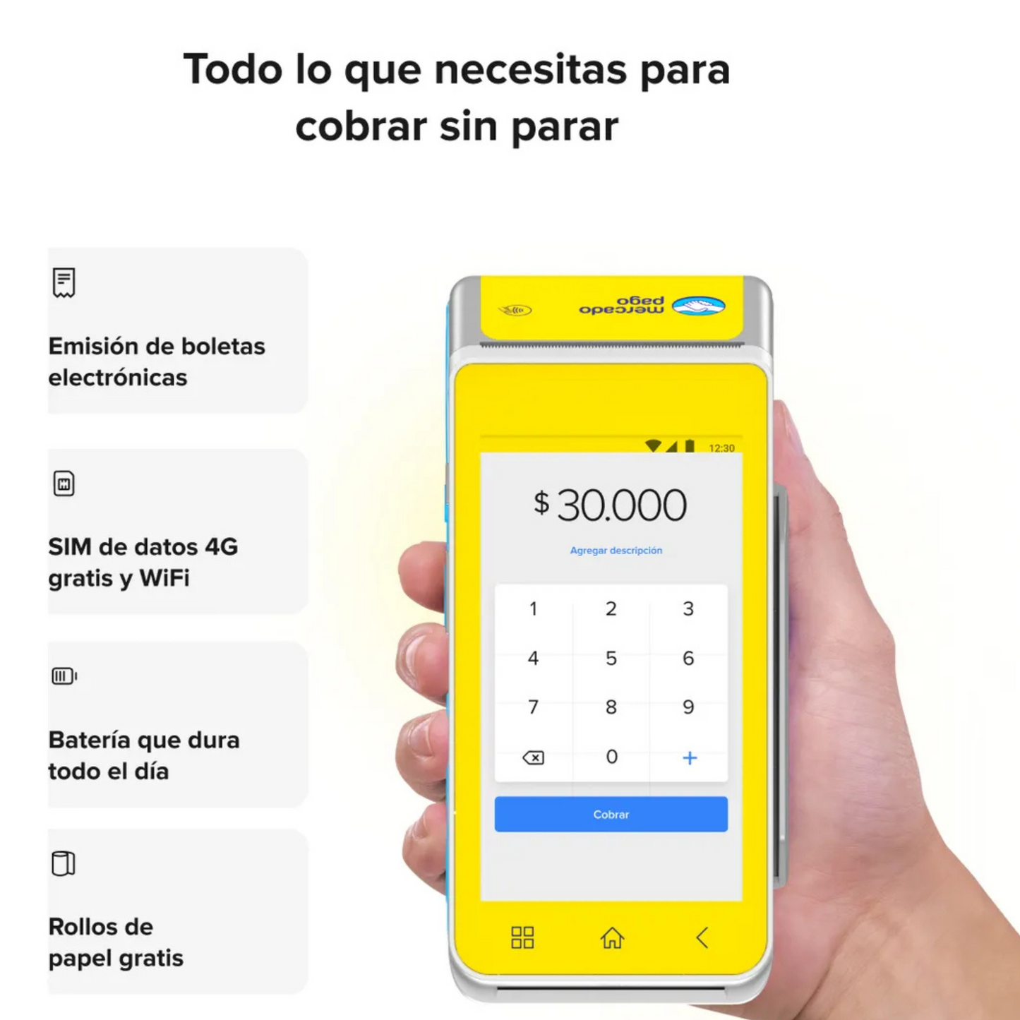 Point Smart 1 Mercado Pago - abonos inmediatos y rollos gratis