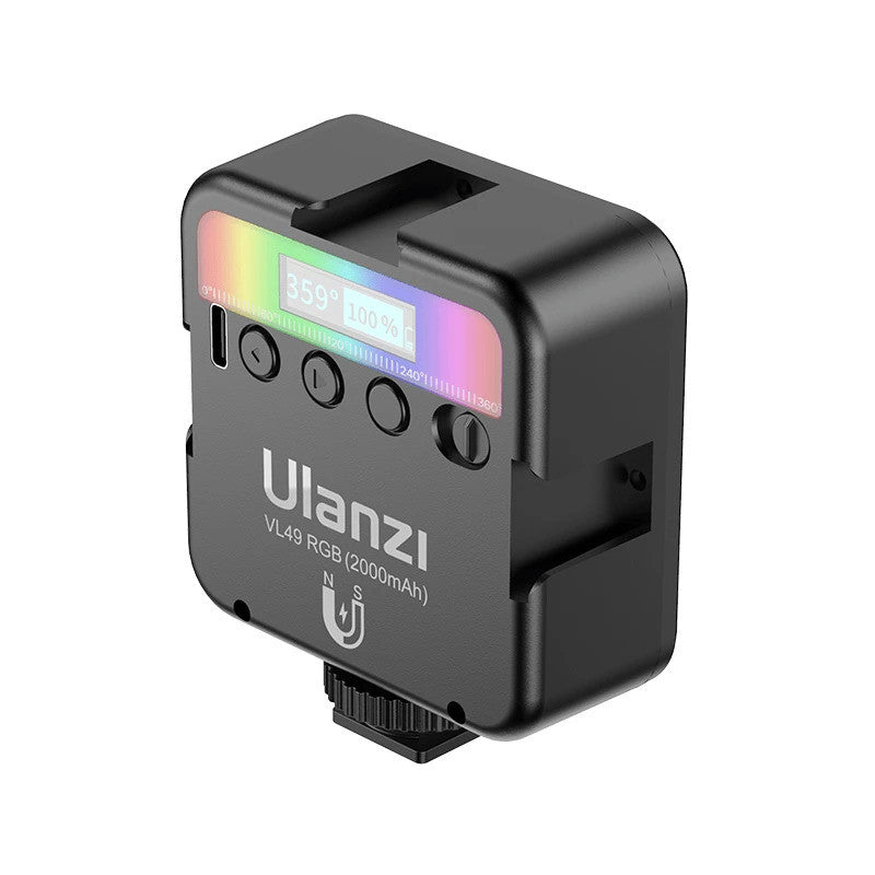 RGB Lámpara Led Con Múltiples Colores Magnética Ulanzi VL49