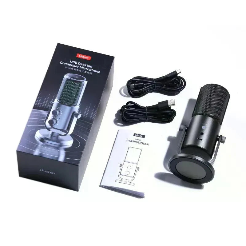 Ulanzi Micrófono Condensador Con Control de Tono Conector USB 3335