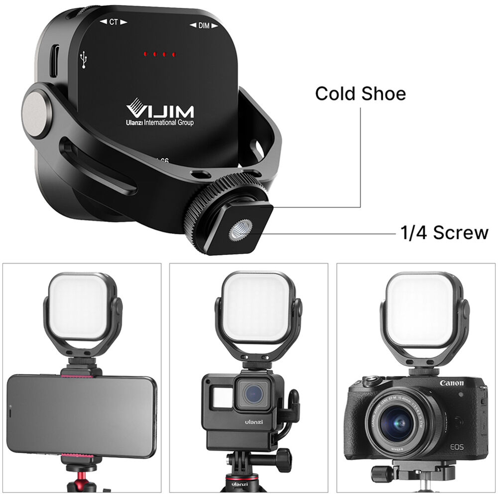 Vijim VL66 Luz Led Pequeña Rota en 360°