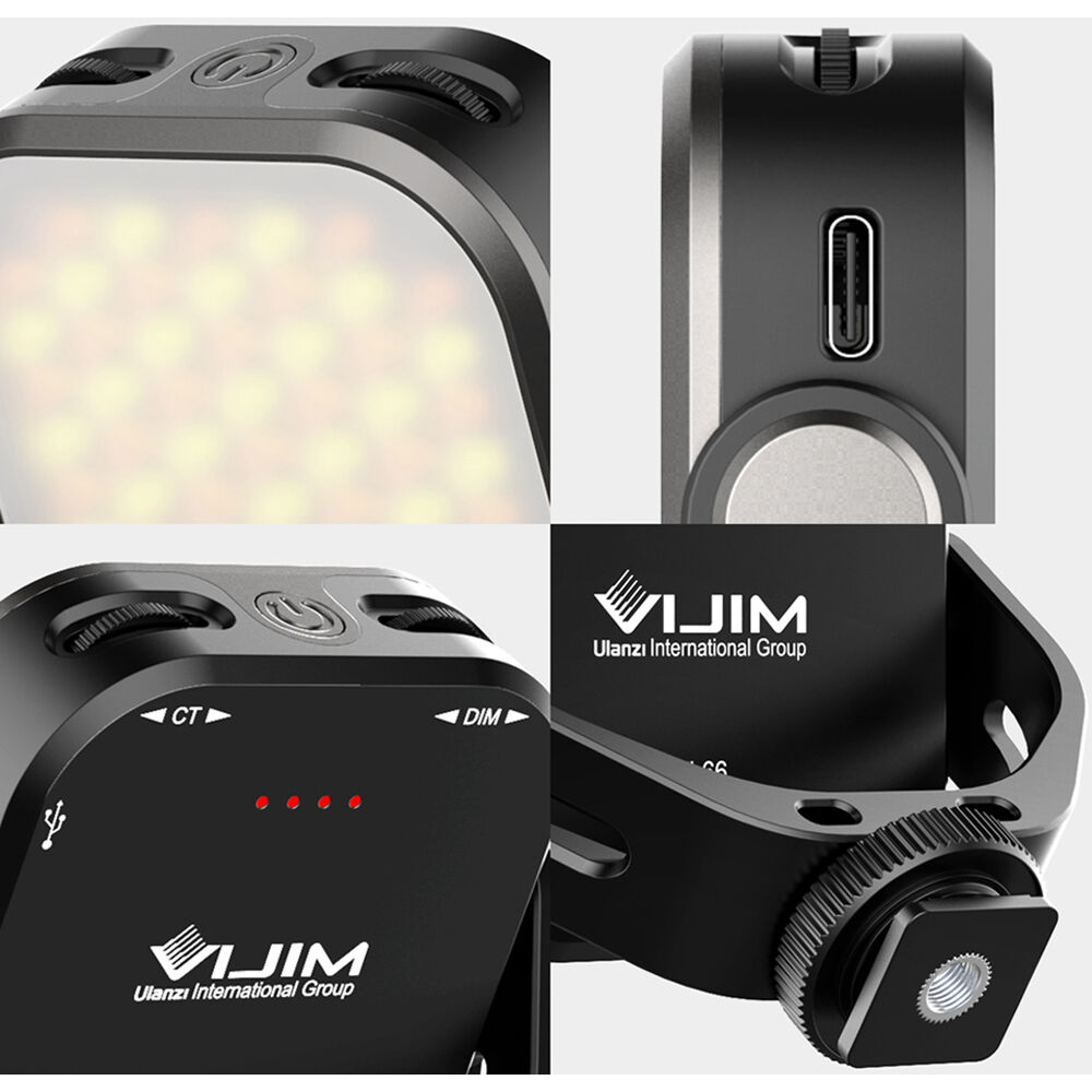 Vijim VL66 Luz Led Pequeña Rota en 360°