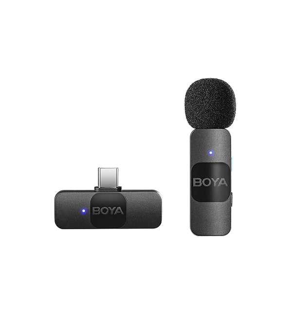 Boya BY-V10 Micrófono Inalámbrico Ultra Compacto y Portable 2.4GHz Conector USB-C