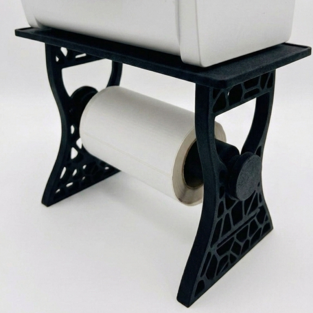 Soporte Vertical para Impresora Térmica y Rollo de Etiquetas