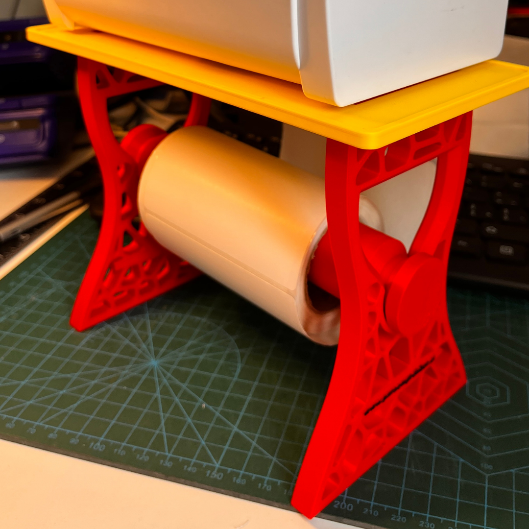 Soporte Vertical para Impresora Térmica y Rollo de Etiquetas