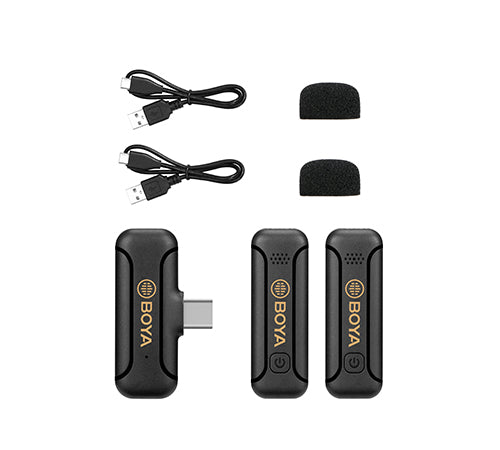 Boya BY-WM3T2-U2 Micrófono Inalámbrico USB-C Doble 50 metros