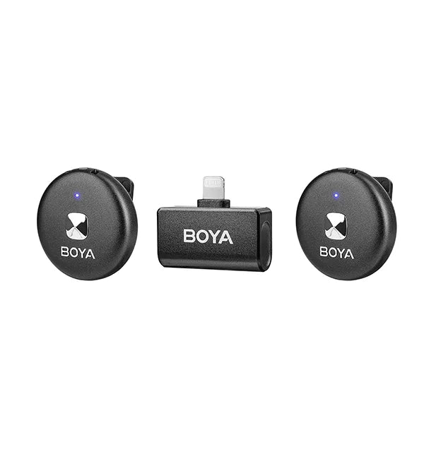 Boya Omic-D kit de micrófono doble inalámbrico conector Lightning (iPhone)