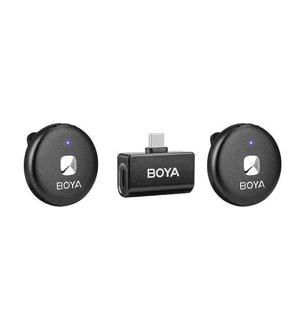 Boya Omic-U kit de micrófono doble inalámbrico con conector USB-C