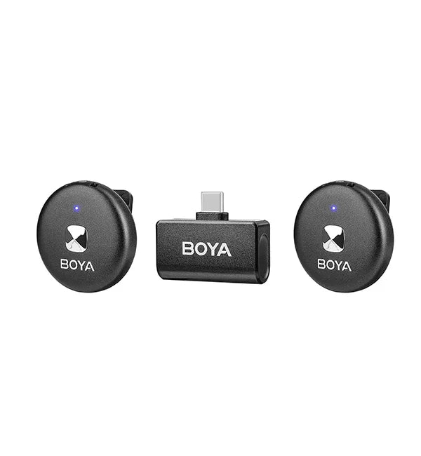 Boya Omic-U kit de micrófono doble inalámbrico con conector USB-C