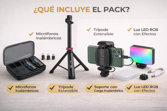 🎬 Pack Pro: Crea Contenido Impactante desde tu Celular