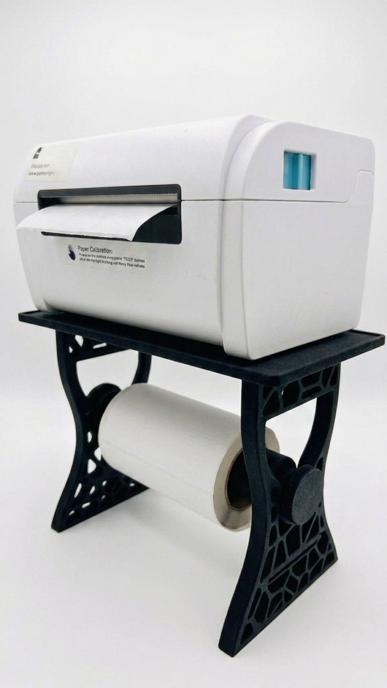 Soporte Vertical para Impresora Térmica y Rollo de Etiquetas