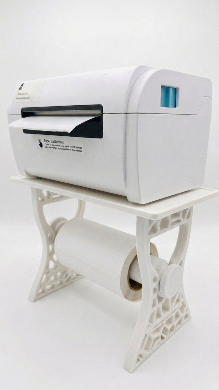 Soporte Vertical para Impresora Térmica y Rollo de Etiquetas
