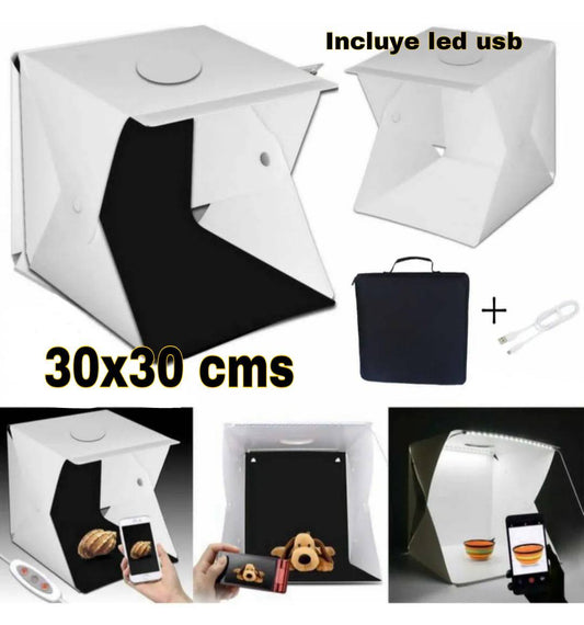 Caja de Luz para fotos de productos 30X30 CMS