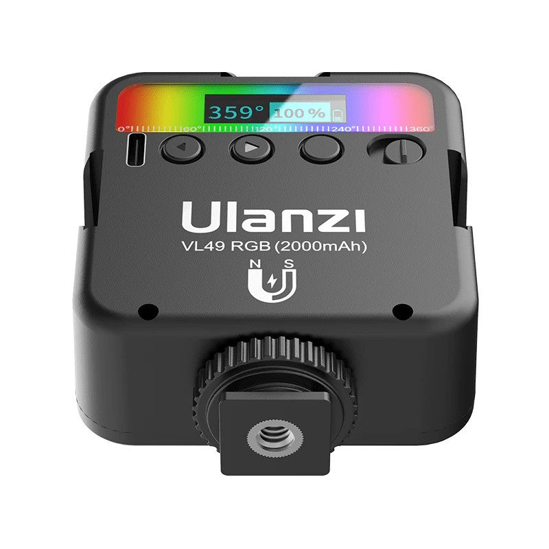 RGB Lámpara Led Con Múltiples Colores Magnética Ulanzi VL49